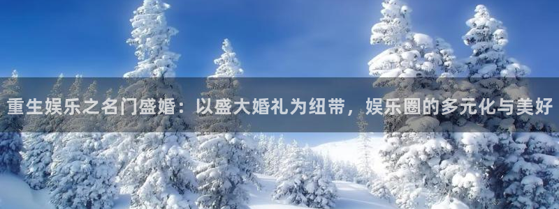 焦点娱乐预测pc在线预测网址：重生娱乐之名门盛婚：以盛大婚礼为纽带，娱乐圈的多元